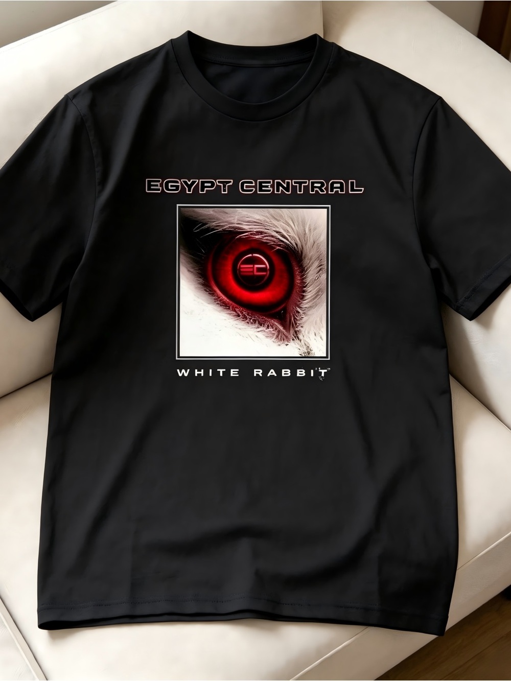 Egypt Central White Rabbit American Post-grunge Women Men T-shirt Unisex